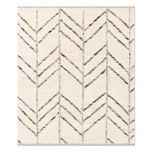 Neutral Hand Knotted Wool Rug | Morrocan Rug | Shritija Ivory Wool Rugs | 12x15 Rug Neutral Wool | Taani Wool Rugs