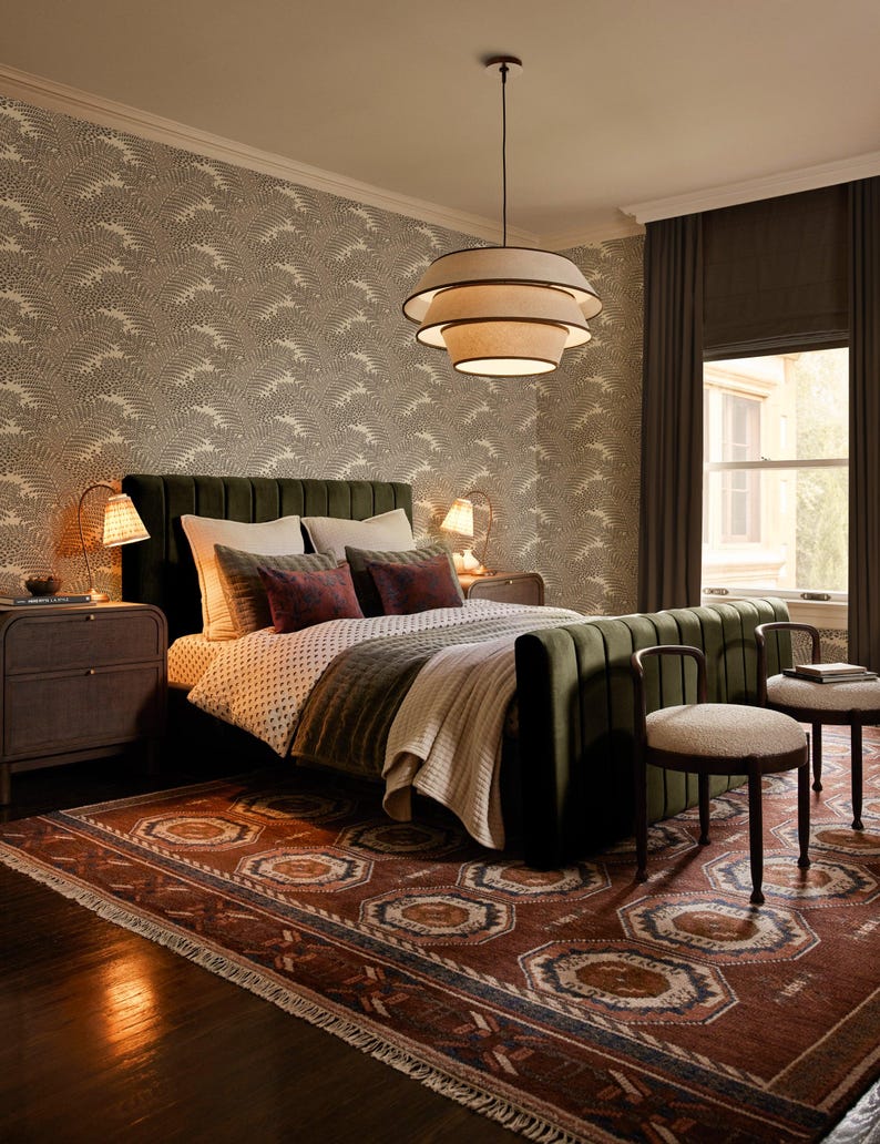 Hand Knotted, Persian Oushak Rug, Emeric Knotted Rugs, 5x7, 5x8, 6x9