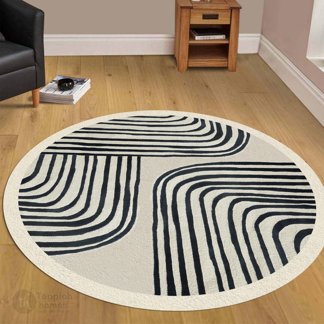 Circle Carpet Tufting 8x8, 9x9, 10x10, 12x12, 16x16 Round Rugs Hand ...