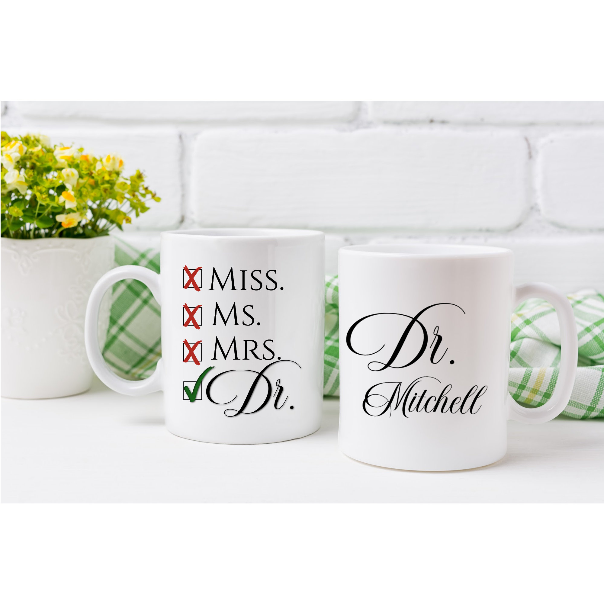Personalisiertes Doktor Geschenk, PhD Graduation Geschenk, Phd Mug, Doktor Geschenke für Sie