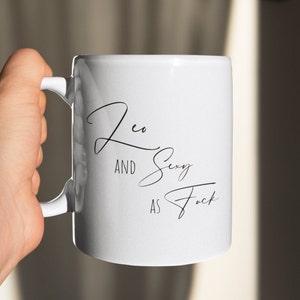 Leo Birthday Gift, Zodiac Gift, Gift for him, Gift for her, Leo Coffee Mug, Zodiac Coffee Mug, Astrology Mug