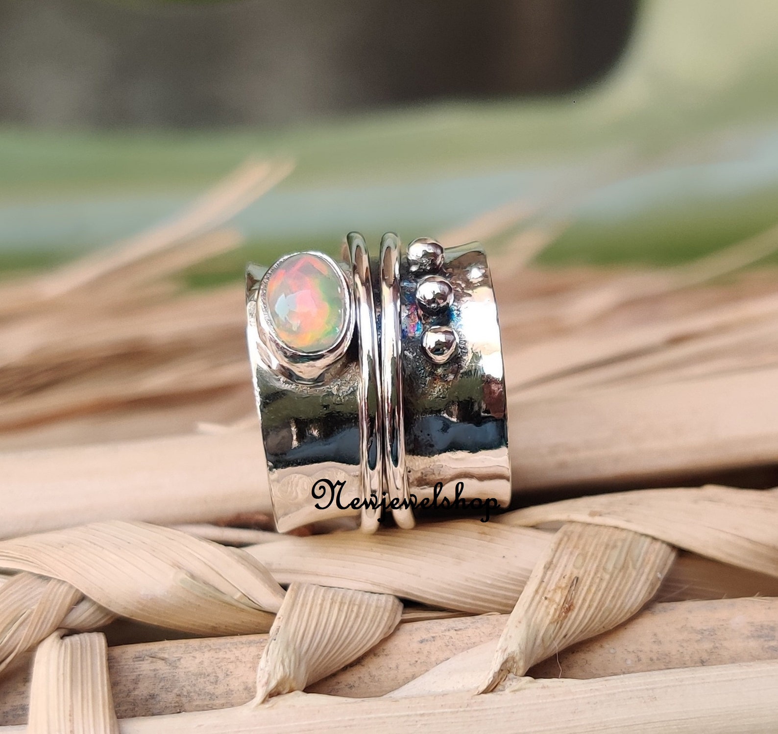 177 Opal Spinning Ring main image 0
