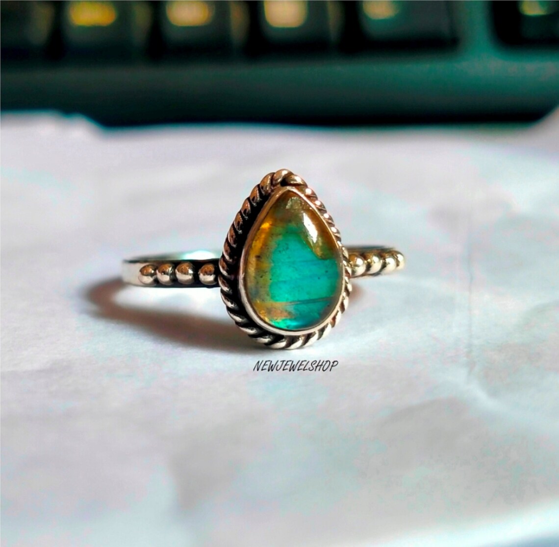 Turquoise Ring 925 Silver Ring Handmade Ring Gemstone Ring - Etsy