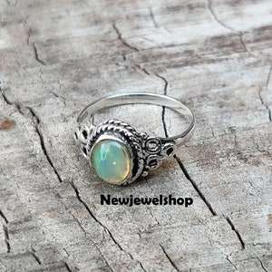 Opal Ring, 925 Sterling Silver, Band Ring, Oval Opal Ring, Gemstone Ring, Women Rings, Opal Fire Ring,  Handmade Ring, Women Ring, Gift Ring