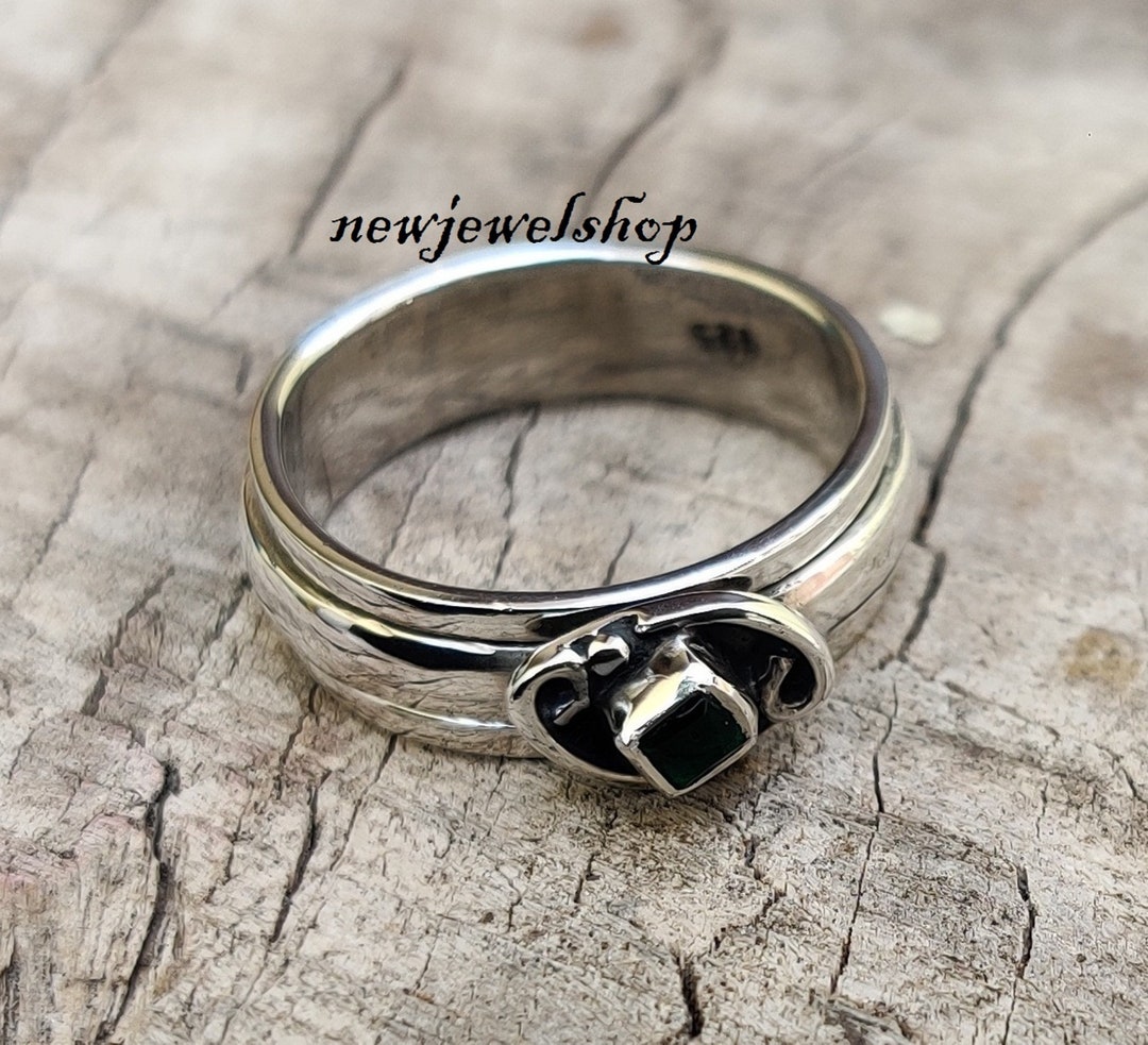 Anillo Giratorio De Diente De León En Plata: Alivia El Estrés Y La Ansiedad Con Este Anillo De Meditación Para Mujer