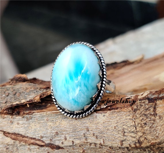 Larimar ring etsy sale