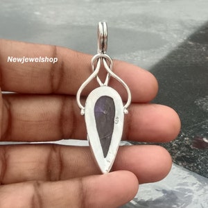 Charoite Pendant, 925 Silver Pendant, Festival Items, Handmade Pendant, Meditation Pendant, Amazing Items, Confidence, Wealth, Success, image 3