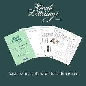 Basic Brush Calligraphy E Workbook - For Beginners