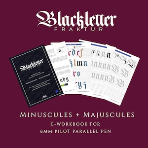 Blackletter Fraktur für den 6 mm Pilot Parallel Pen