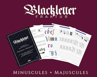 Blackletter Fraktur E-Workbook for 6mm Pilot Parallel Pen