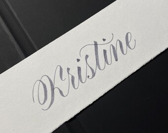 Get Any Name/Phrase Video in Brush Calligraphy