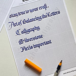 Guide-sheet Bundle for all Pilot Parallel Pens | Digital Download