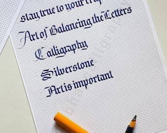 Guide-sheet Bundle for all Pilot Parallel Pens | Digital Download