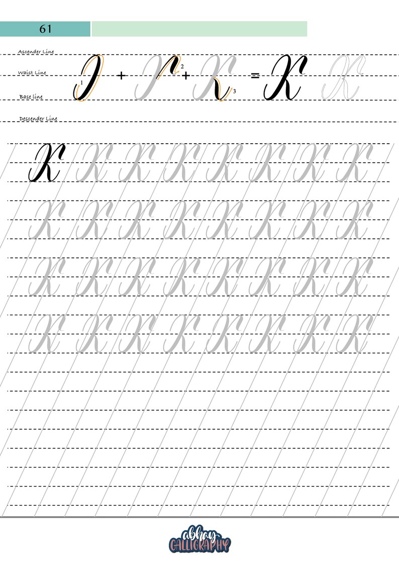 Basic Brush Calligraphy E Workbook For Beginners image 3