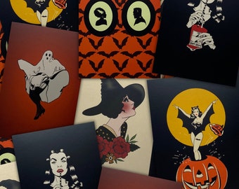 Halloween Post Card Pack