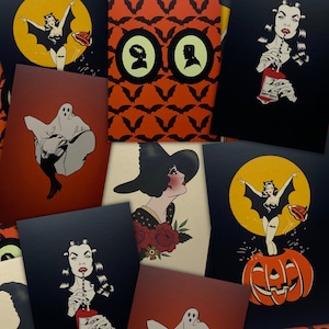 Halloween Post Card Pack