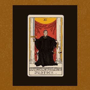 RBG Tarot Card Art Print, 8"x10" *ORIGINAL ARTIST*