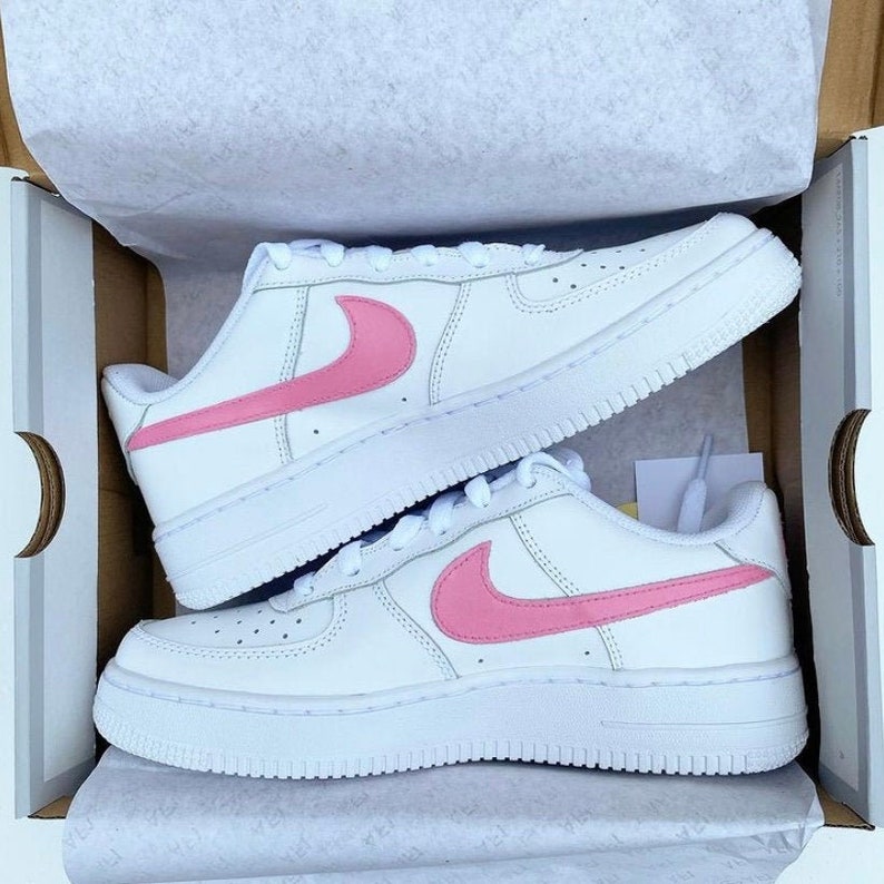 Painted Tick Nike Air Force 1 Shoes any colour available | Etsy