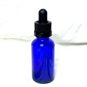 Flacons compte-gouttes bleu cobalt de 30 ml, à l’épreuve des enfants, paquet de 20