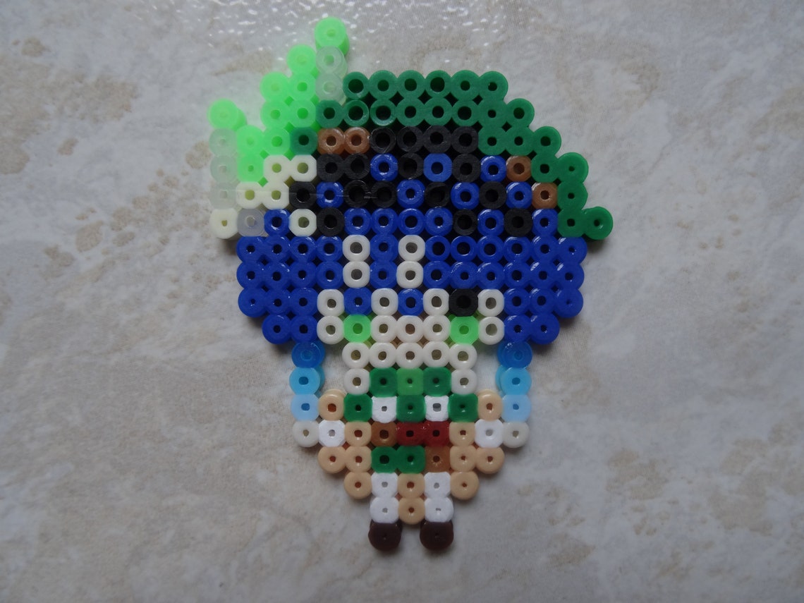 Perler Beads Genshin Impact Characters // Pixelart Etsy Hong Kong
