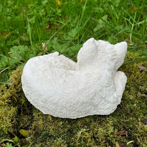 West Highland Terrier ornament figurine home decoration or garden/patio ornament, would make lovely grave marker or memorial image 7