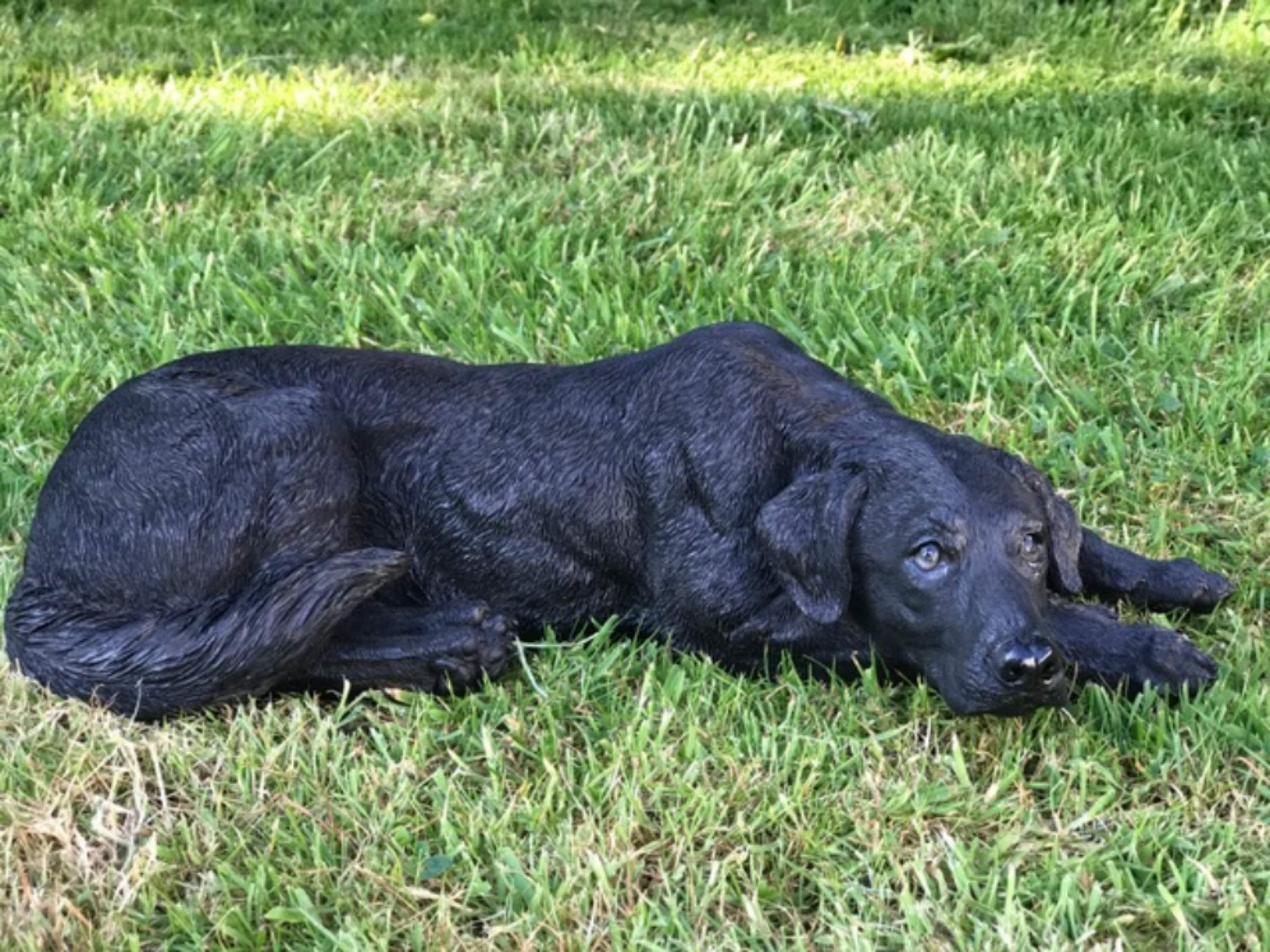Large Black Labrador Ornament Figurine Home Decoration or - Etsy UK