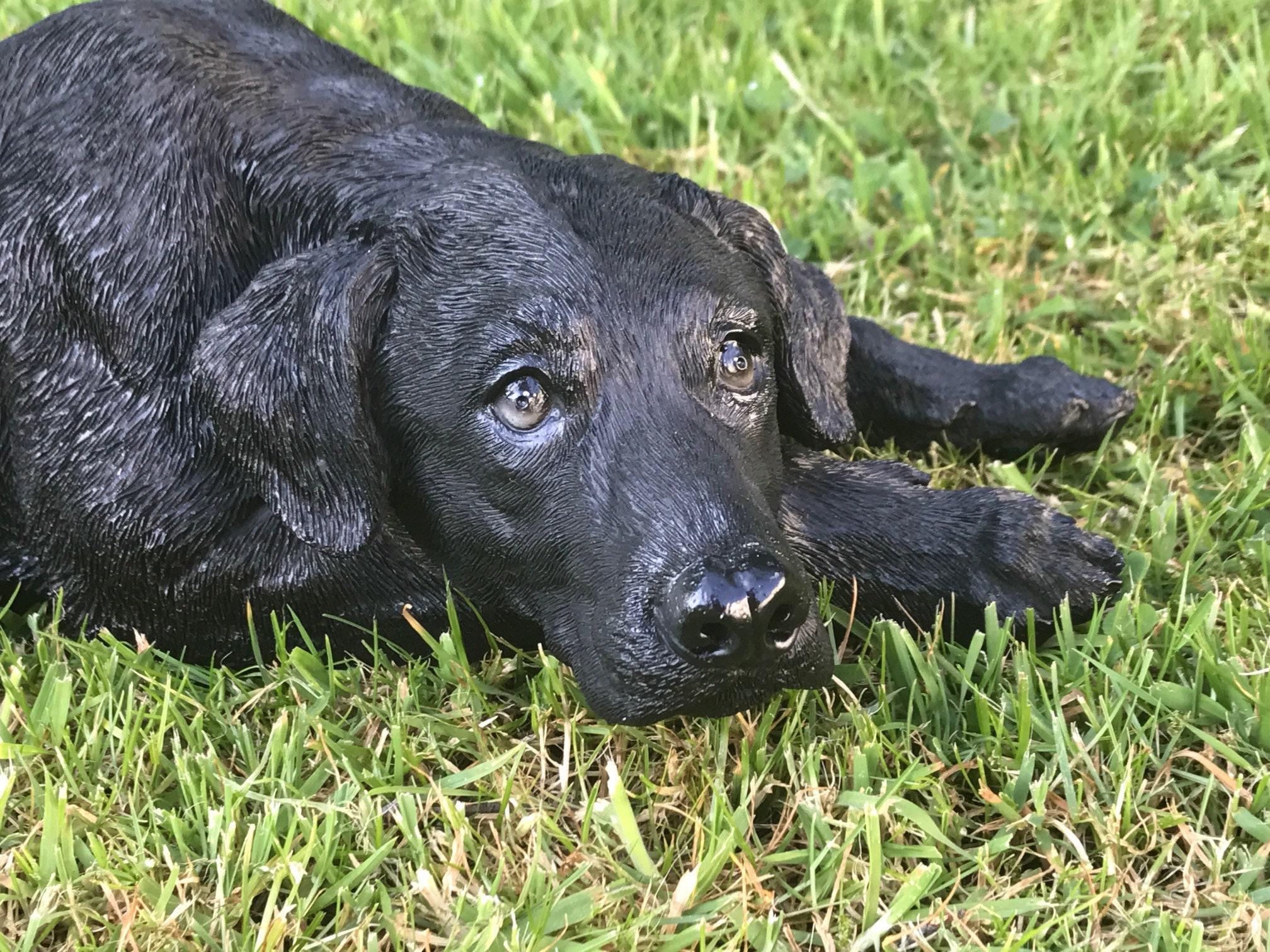Large Black Labrador Ornament Figurine Home Decoration or - Etsy UK