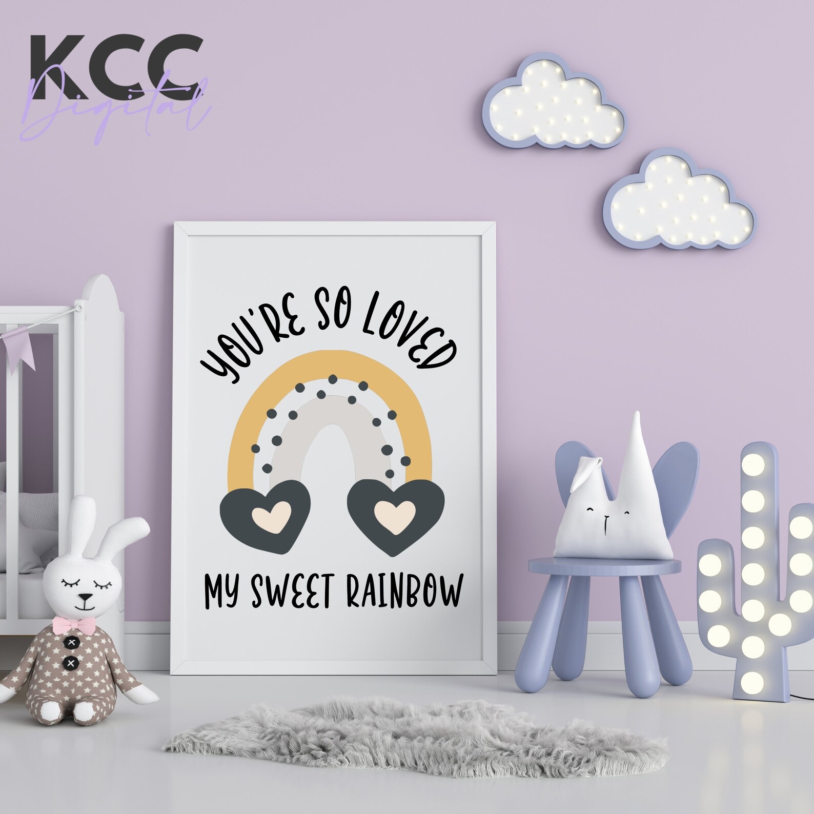 Download Rainbow SVG Baby Announcement Fertility Gift Bundle | Etsy