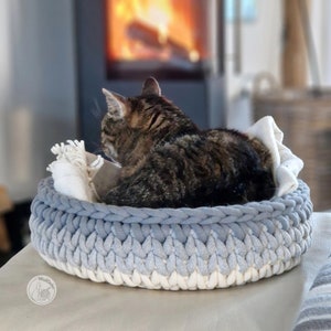 Round basket for cats and dogs, cat basket, dog basket, bed for animals