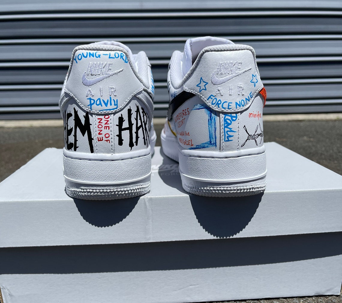 custom vlone air force 1