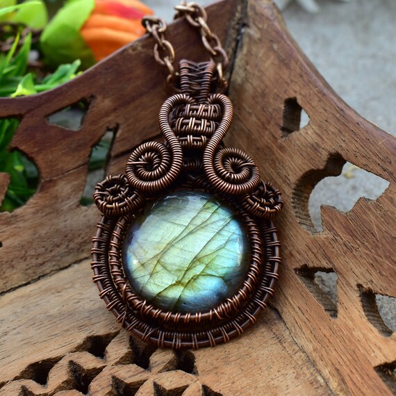 Necklace labradorite sale