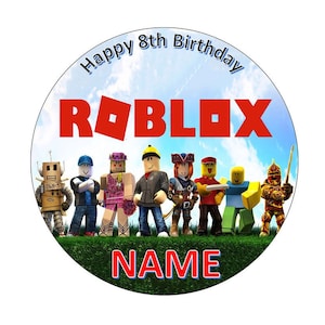 Roblox Edible Cake Topper 19cm