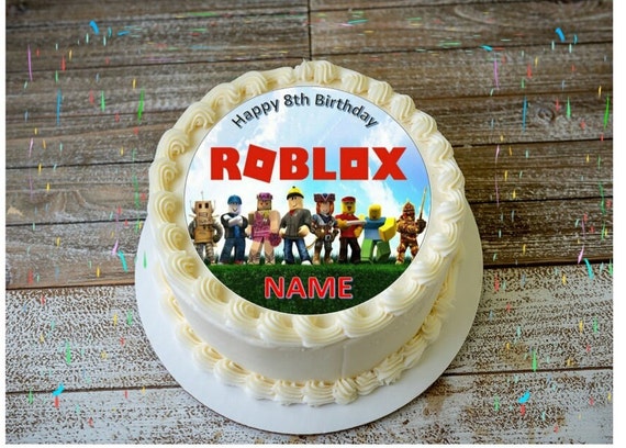 ROBLOX GIRL'S PARTY edible Cake topper A4 Icing Wafer