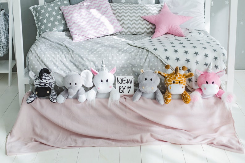 Personalised Plush Toy Elephant Name Newborn Gift Baby Birth Etsy