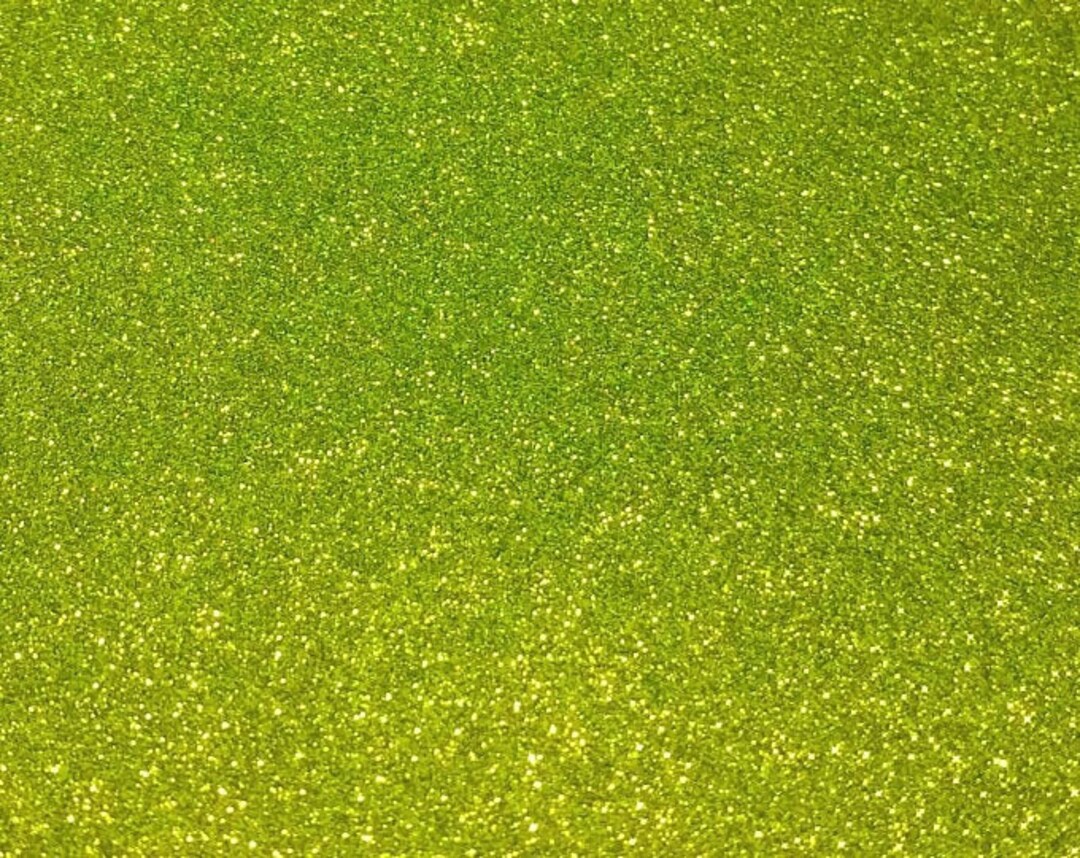 13x52 Lime Green Glitter Vinyl Embroidery Glitter Vinyl Etsy