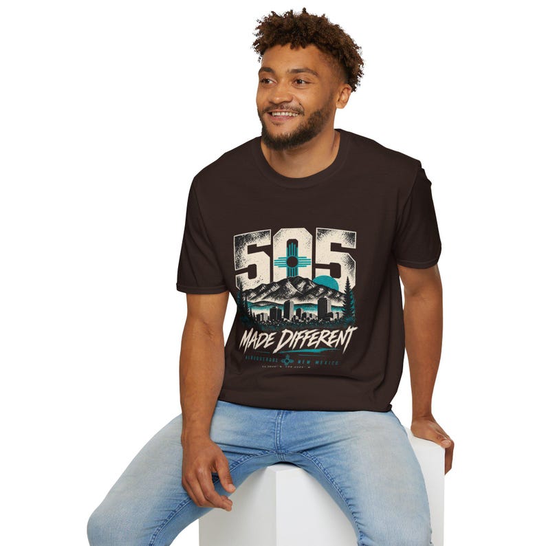 505 Made Different Albuquerque Tee | Sandia Mountains, Southwest NM ...