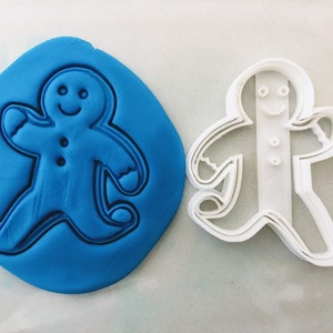 Kerst Gingerbread Man Cookie Uitsteker/suikerglazuur/fondant/bakvorm aangepaste vorm afdrukken