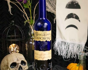 La burla del verdadero amor / decoración de la botella de la poción / Halloween / renacentista / medieval / bruja / gótica / vintage / arte