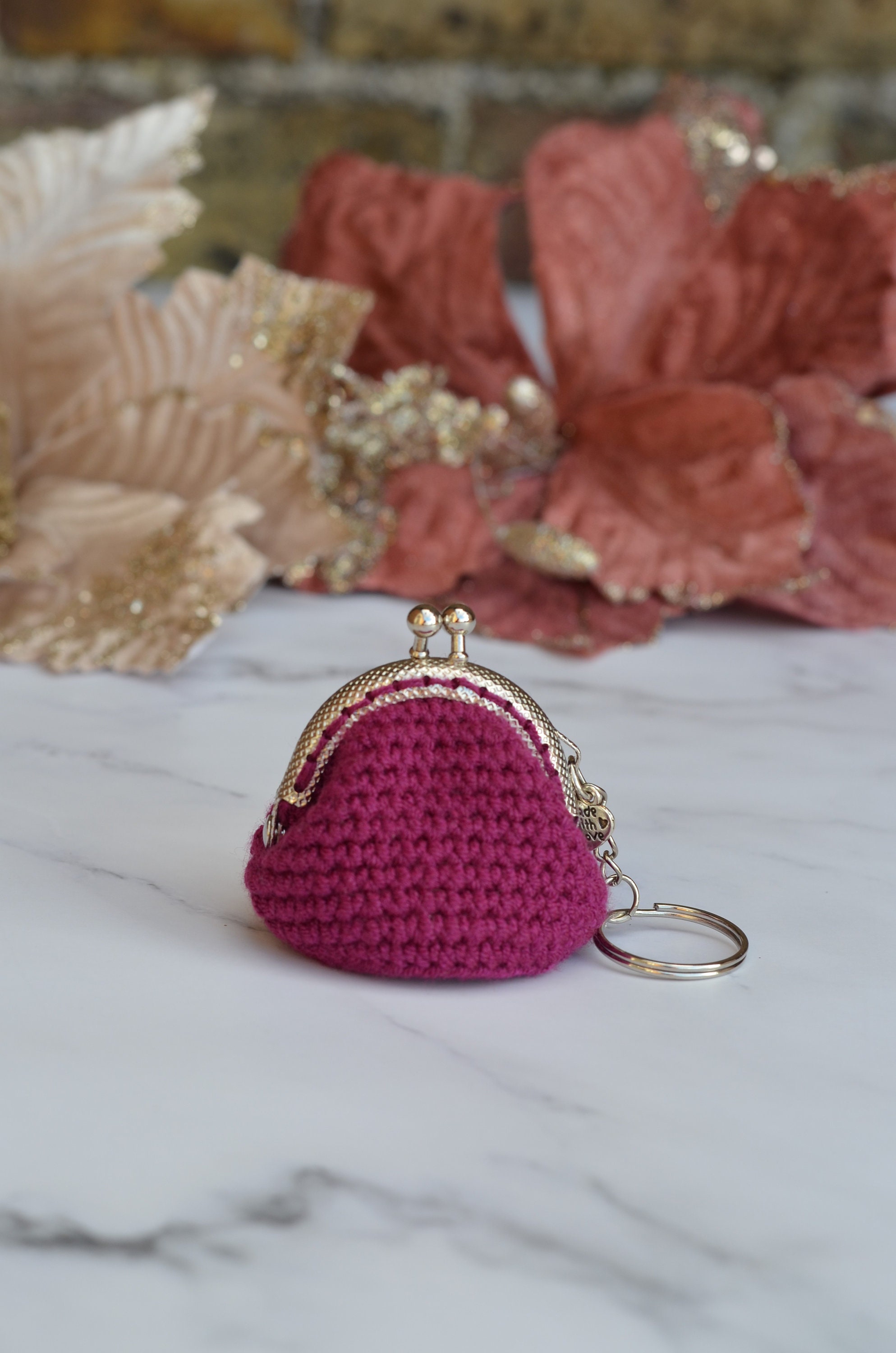 Sunsunriseuhugu Magenta Cute Candy Silicone Key Coin Tray Change Wallet Purse Bag Pouch Case