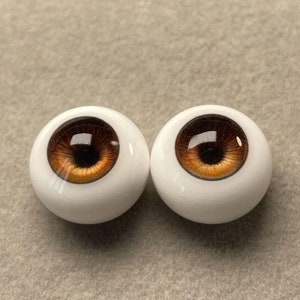 Handmade Resin BJD Doll Eyes: Custom Pupil (10-24mm)
