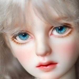Blue Green BJD Doll Eyes: Handmade Resin Realistic Iris, 6-18mm