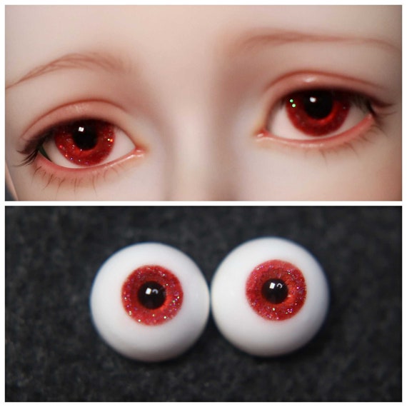 Glass Eyes, Red Eyes, Doll Eyes, Realistic Eyes, Red Doll Eyes
