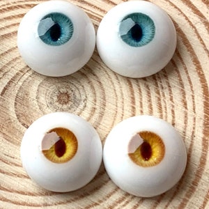 Handmade Resin BJD Doll Eyes: Realistic 3D Animal Iris