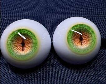 Handmade Resin BJD Doll Eyes: Realistic Animal Dragon Pupils (6-22mm)