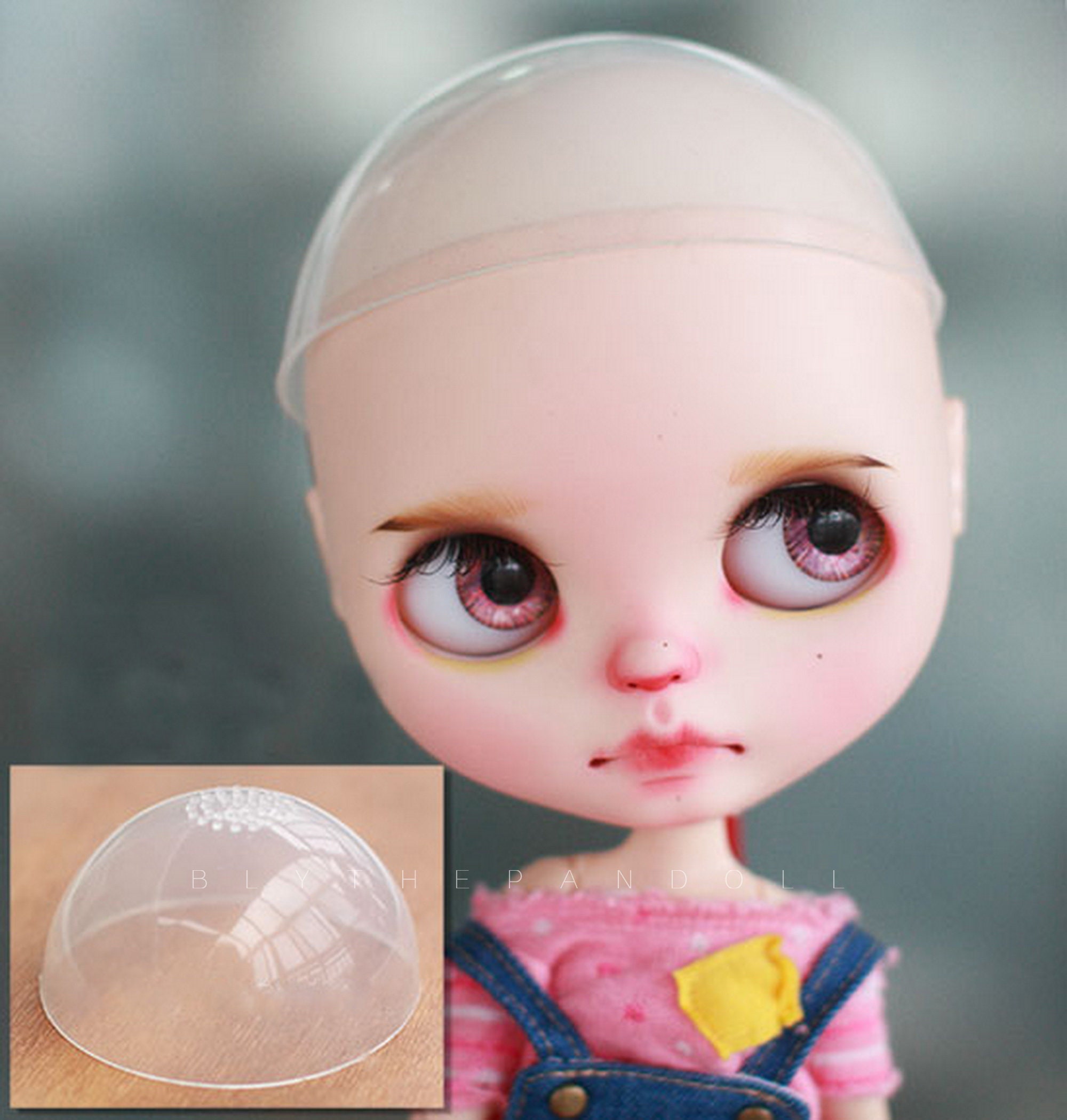 Parrucca Per Bambola Kemper Mini Heidi Taglia 4/5, Bionda Con Trecce E Frangia, In Mohair Sintetico, Nuova