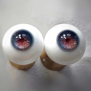 Handmade Resin BJD Doll Eyes: Realistic 3D Iris, 12-16mm