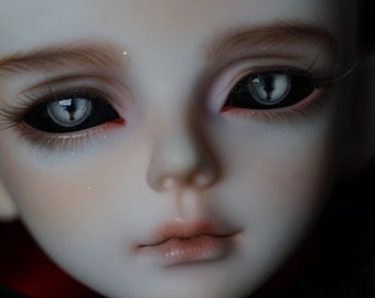 Dark Devil Resin Eyes for BJD Doll, Handmade 3D Pupil (12-18mm)