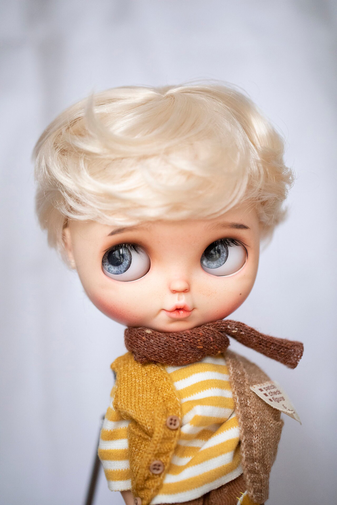 Blythe Doll boy wig 6 colors Custom doll hair BJD doll Etsy