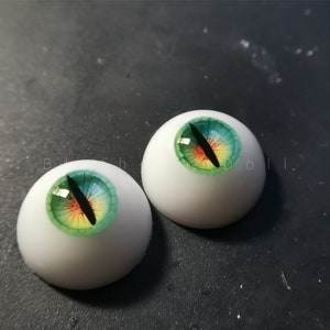 Handmade Resin BJD Doll Eyes: Realistic Animal Style, 12-18mm