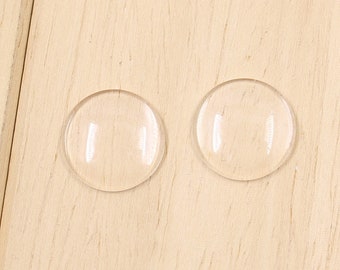50 Flat Glass Blythe Doll Eye Chips: DIY Custom Eyes, 14mm